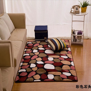 加厚珊瑚绒地毯客厅茶几地毯卧室，床边厨房地毯地垫满铺地毯可定制