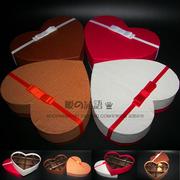 爱心喜糖盒diy巧克力盒子，批小号10格纸包装礼物心形4色可选