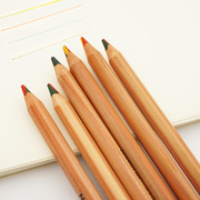 马可彩色铅笔四色一笔多色彩，铅彩虹笔渐变色，七彩混色魔幻彩铅笔画