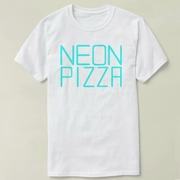 Neon Pizza   半袖 个性 上衣 文化衫 DIY Tee T-Shirt T恤 半袖
