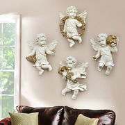 欧式丘比特天使客厅壁饰墙饰挂件创意树脂壁挂，电视背景墙上装饰品