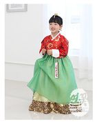 女孩舞台演出韩式女童，韩国大长今朝鲜族民族服装，儿童韩服h-e0