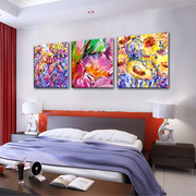 抽象油画巨幅家居装饰画，无框画帆布画超大客厅，卧室商业配画