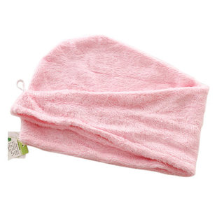 竹炭竹纤维干发帽浴帽，超强吸水柔软抗菌干发巾100%竹毛巾
