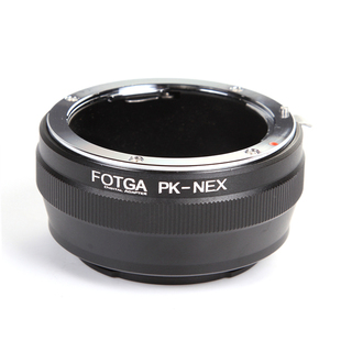 fotga镜头转接环pk-nex适用于宾得理光镜头，转nex微单机身