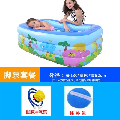 速发儿童洗澡桶6-10岁充气浴盆，儿童大号儿童，游泳池加厚加高婴儿泳