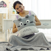 猫咪暖手捂抱枕被子两用空调，毯子午睡枕靠垫，插手情人节女生日礼物