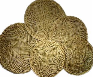 蒸笼草垫加密小草垫，圆形蒸笼垫草垫，笼屉垫16-53厘米竹蒸笼
