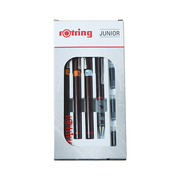 德国红环ROTRING绘图针管笔+自动铅笔套装 3支针管笔+1支铅笔