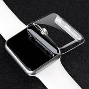 适用全屏applewatch5超薄苹果手表，ses6432透明保护套水晶壳
