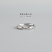 《铂金的崛起》pt999纯铂戒指耐腐蚀艺术馆，出品优雅可定制