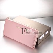  香港 FION菲安妮 FRACW-01 限量版 粉色 真皮长钱包