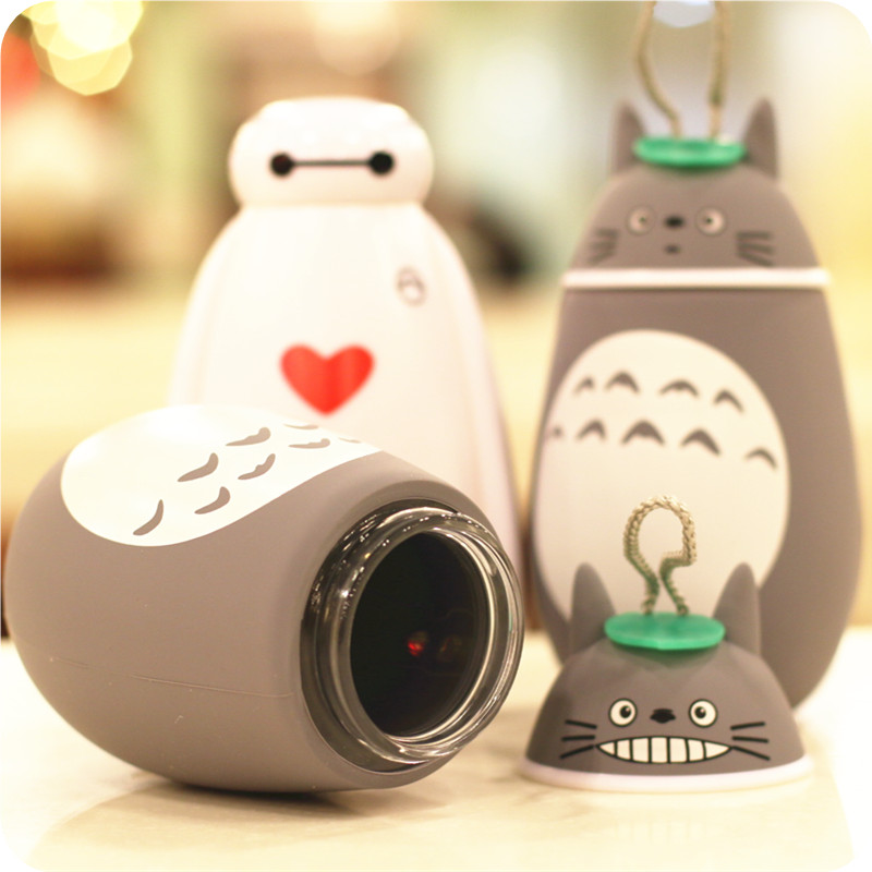 卡通龙猫玻璃杯便携密封防漏耐高温创意可爱男