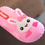 儿童包头拖鞋夏季洞洞鞋女公主，可爱防滑软底，8岁男童宝宝沙滩小兔.