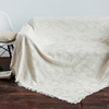 北欧外贸外贸纯棉休闲毯沙发巾，纯色沙发垫布艺，棉沙发罩盖毯