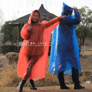 雨衣外套一次性超厚套头雨披，加大加厚长，旅游户外登山成人男女