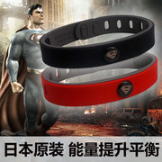 日本超人钛钢腕带篮球，运动橡胶手带朋克，腕带硅胶手链能量平衡手环