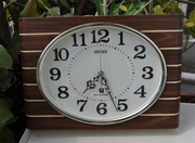 日本制西铁城CITZEN立体数字挂钟石英钟壁钟客厅钟表 创意 装饰
