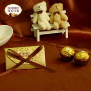 费列罗巧克力喜糖成品2粒装 款创意婚礼婚庆三八节礼物