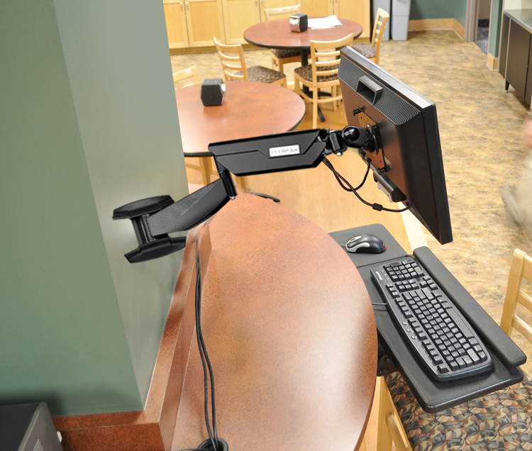 支尔成智能液晶显示器挂架电脑一体支架升降万