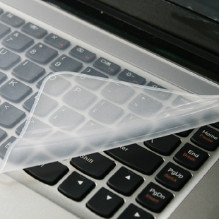 笔记本键盘保护膜通用键盘膜14 15寸平膜 防尘防水硅胶膜加厚