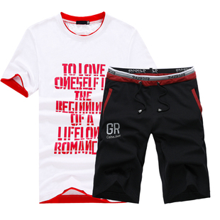 七分短裤 夏季休闲<em>运动</em>套装 7分<em>马裤</em> 沙滩中裤