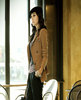 韩国SZ春秋女装韩版气质小西装收身OL短外套双排扣西服女