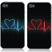 iPhone4手机套 4s手机壳 苹果4代保护壳 彩绘 轻薄情侣外壳