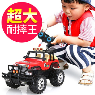 好玩的儿童玩具超大小车子宝宝遥摇控汽车男孩电动充电越野车小孩