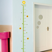 向日葵儿童宝宝测量身高，贴纸幼儿园儿童，房墙贴画墙壁墙面装饰自粘