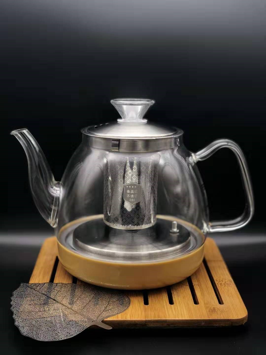 o。全自动上水壶电热水壶配壶高硼硅玻璃烧水壶单壶茶壶茶炉配件