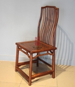 刺猬紫檀明式梳子餐椅，简约新中式办公椅，中山红木明清家私家具