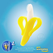 美国Baby Banana婴儿牙胶香蕉宝宝咬胶玩具牙刷进口硅胶磨牙棒器