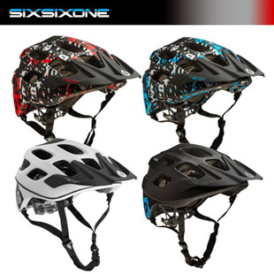经典sixsixone661reconstealthhelmet山地自行车头盔，半盔