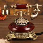 旋转盘仿古电话座机欧式电话机复古电话机时尚创意电话机