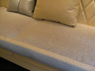 高档灰色沙发垫夏季清凉加厚布艺 时尚棉麻沙发套 沙发巾