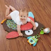婴儿森林猫头鹰游戏毯宝宝多功能爬爬毯趴趴抱枕，爬行垫毯子枕玩具