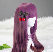 Cosplay日本原宿樱桃发夹 Lolita和服蝴蝶结头夹 学生装头饰道具