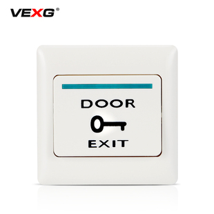 vexg门禁开门按钮出门开关点，动型自复位式86型门禁按钮暗装型