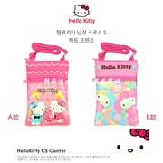 韩国Hello kitty凯蒂猫可爱粉红色卡通迷你手机袋斜挎包2款