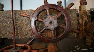 老舵轮木制舵轮家居摆件古董，收藏民俗老物件舵轮饰品方向盘摆件