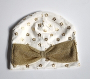 出口 新生儿纯棉胎帽 婴儿帽双层针织棉全棉宝宝胎帽K3414