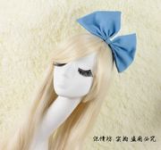 Cosplay日本动漫服装 爱丽丝女仆装头饰 蓝色奈亚子发箍 道具配件