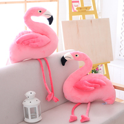 创意ins网红火烈鸟公仔抱枕玩偶，韩国可爱粉色毛绒玩具布娃娃礼物