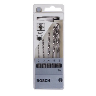  博世BOSCH电动工具附件5支六角柄木工钻头套装