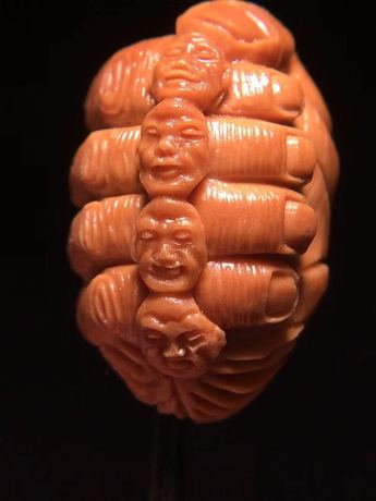 橄榄核雕佛手