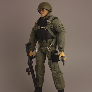 玩具德国二战兵人模型，16二战德军陆军，军事模型男孩礼物送人