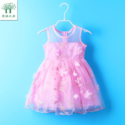 女宝宝夏装连衣裙婴童装，一3三5岁女童，背心裙子薄款夏季儿童公主裙