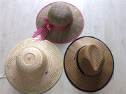 夏天草帽礼帽 女士大沿草帽 竹帽 牛仔帽沙滩帽太阳帽 防晒遮阳帽