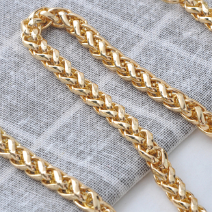 8mm金色灯笼链包包链子，包带包包链条配件金属，包链包带子金属包链